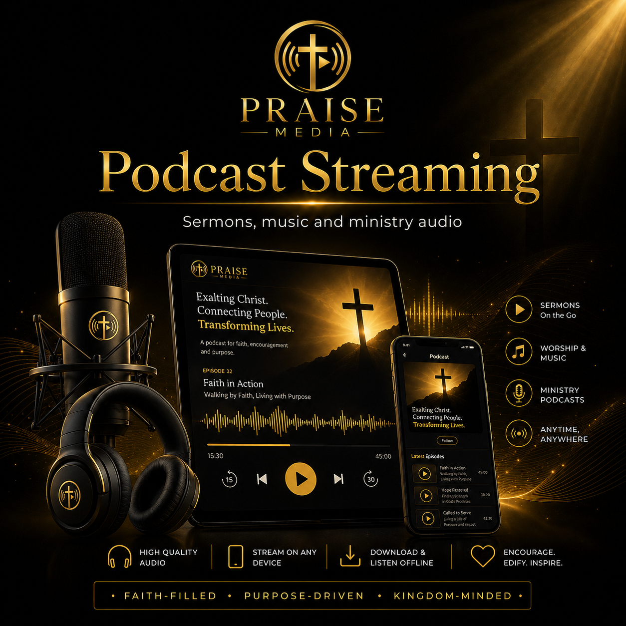 Podcast Streaming by Praise Media